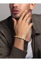 armband-med-mangfargat-glas-och-silver