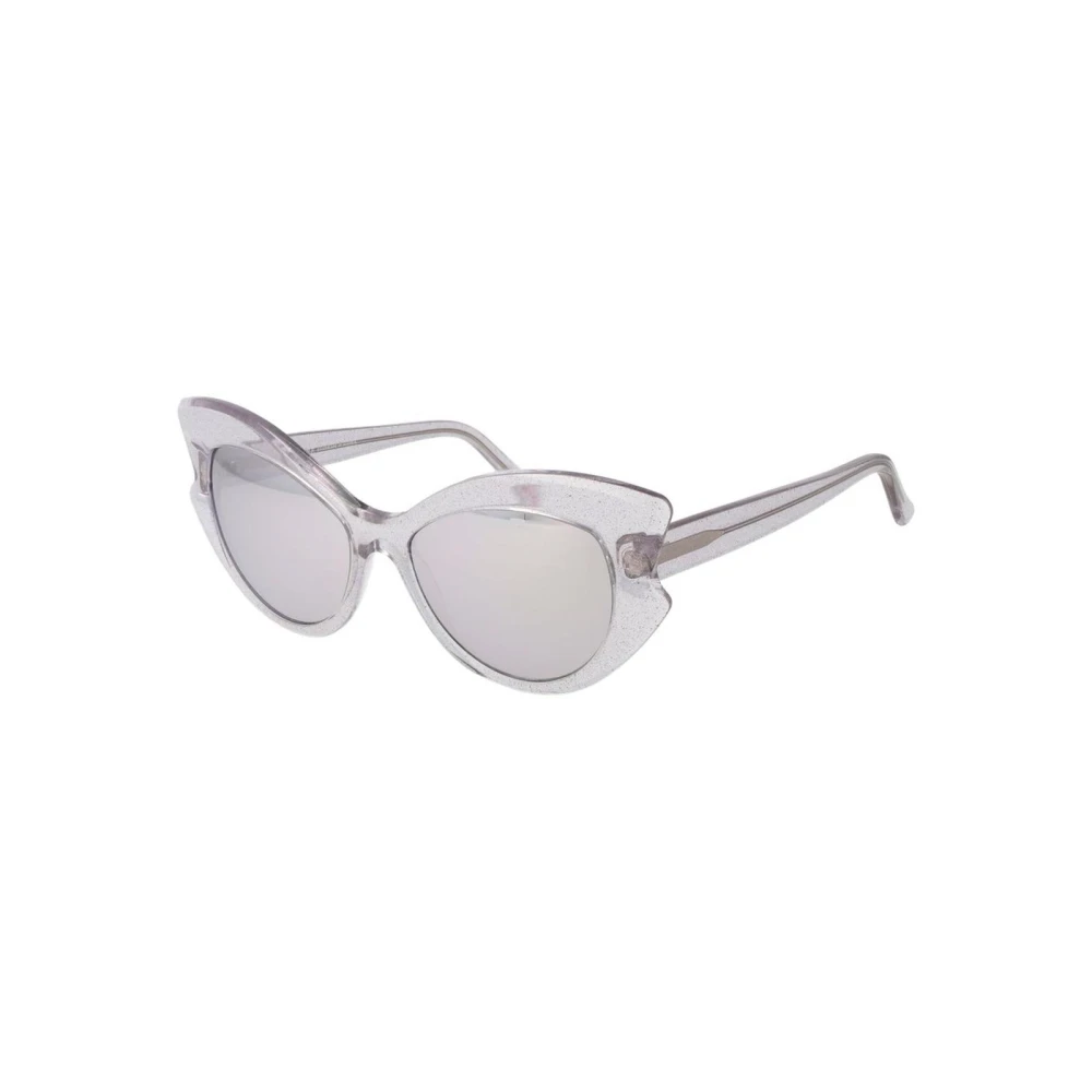 Andy Wolf Unisex Purple Cat Eye Mirrored Sunglasses