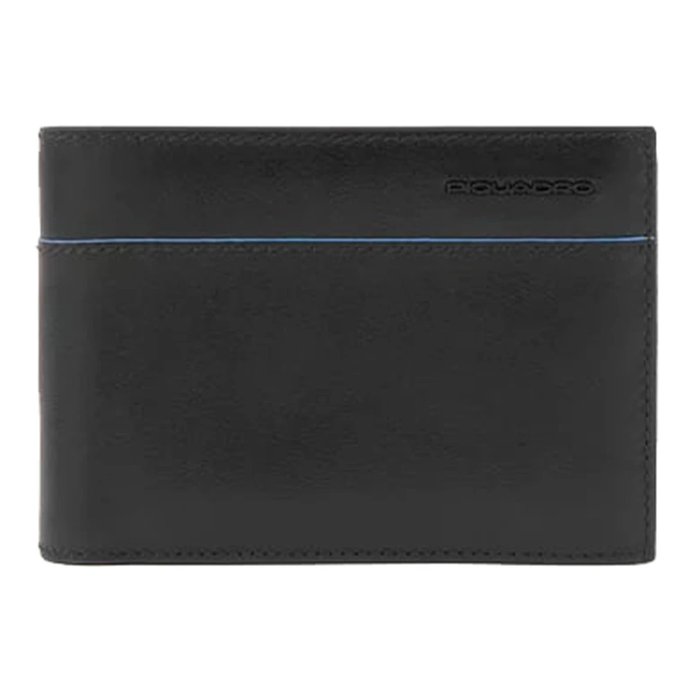 Piquadro Zwarte Portemonnee Black Dames