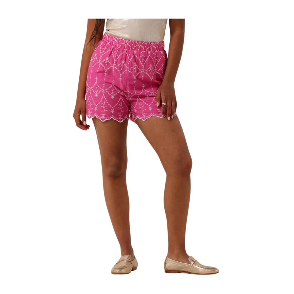 Y.A.S Roze Zomer Shorts voor Vrouwen Pink Dames