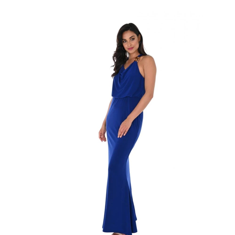 Frank Lyman Polyester Jurken Blue Dames