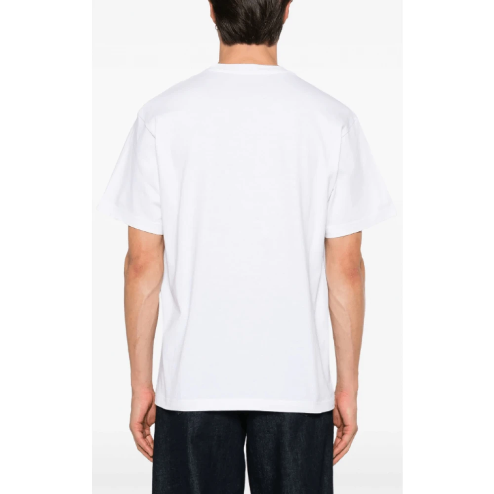 Gucci Interlocking-G Logo Katoenen T-shirt White Heren