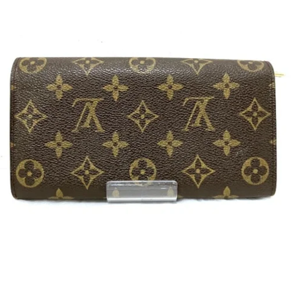 Louis Vuitton Vintage Pre-owned Canvas wallets Brown Dames