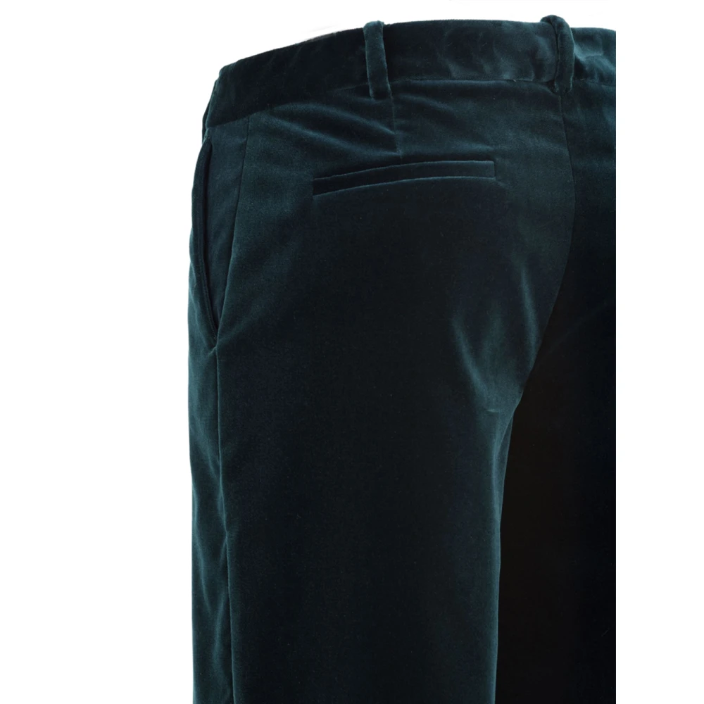 Aspesi Petrolblauwe Stijlvolle Broek Blue Dames