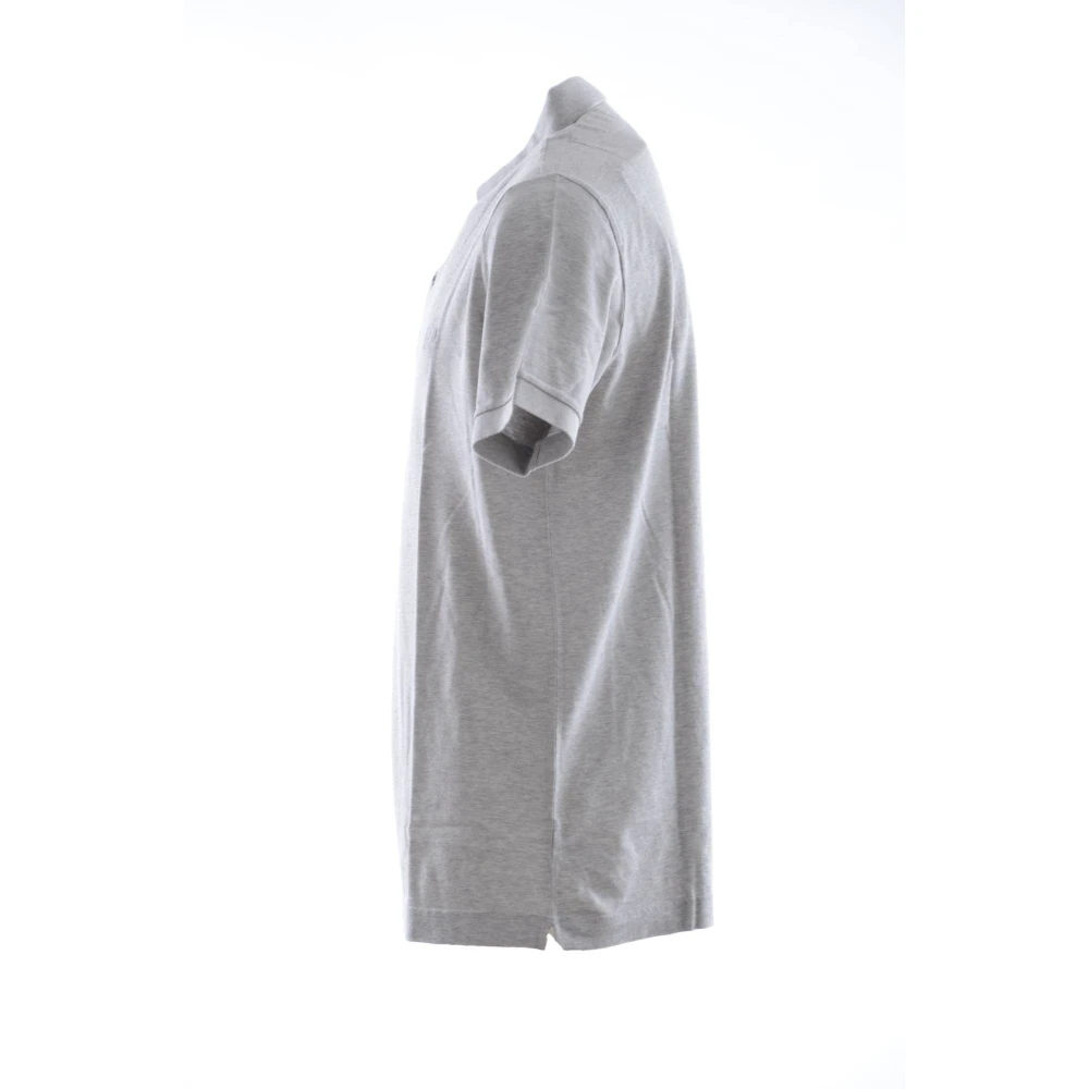 Dolce & Gabbana Heren Geborduurd Kroon Polo Shirt Gray Heren