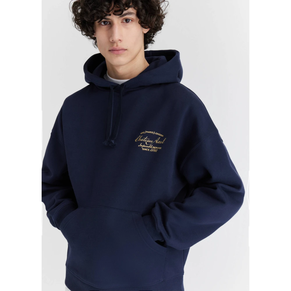 Axel Arigato Château Axel Hoodie Blue Heren
