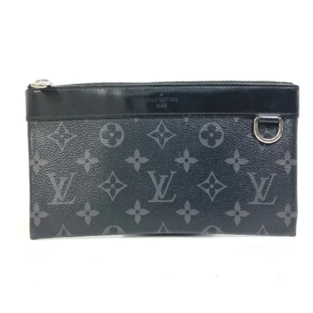 Louis Vuitton Vintage Pre-owned Fabric pouches Black Heren