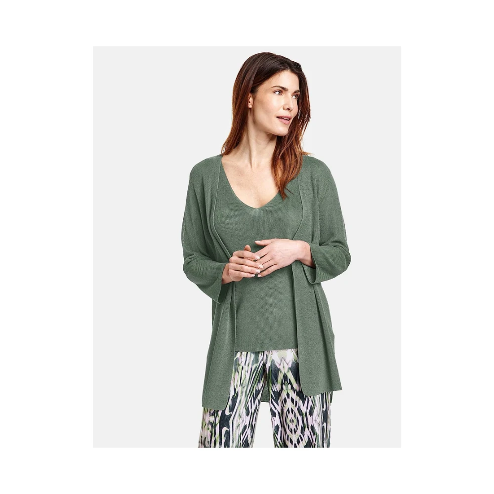 Gerry Weber Stijlvolle Cardigan Collectie Green Dames