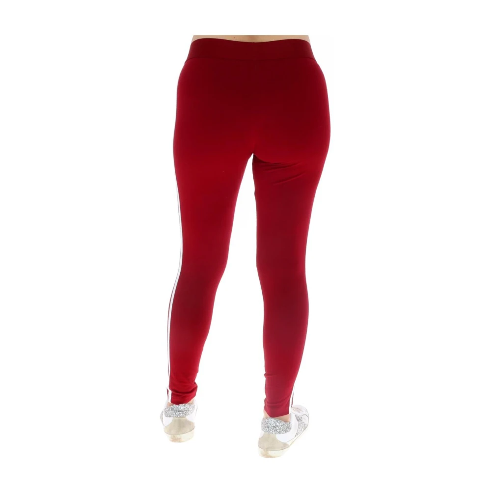 Adidas Performance Leggings 3Stripes Style Red Dames