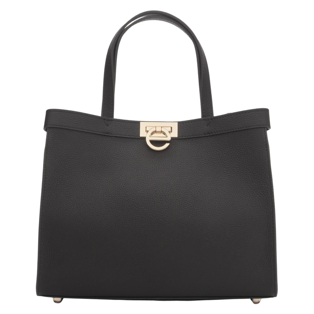 Estro Women's Brown Leather Tote Bag - Shopping Bags - One Size - Bags
