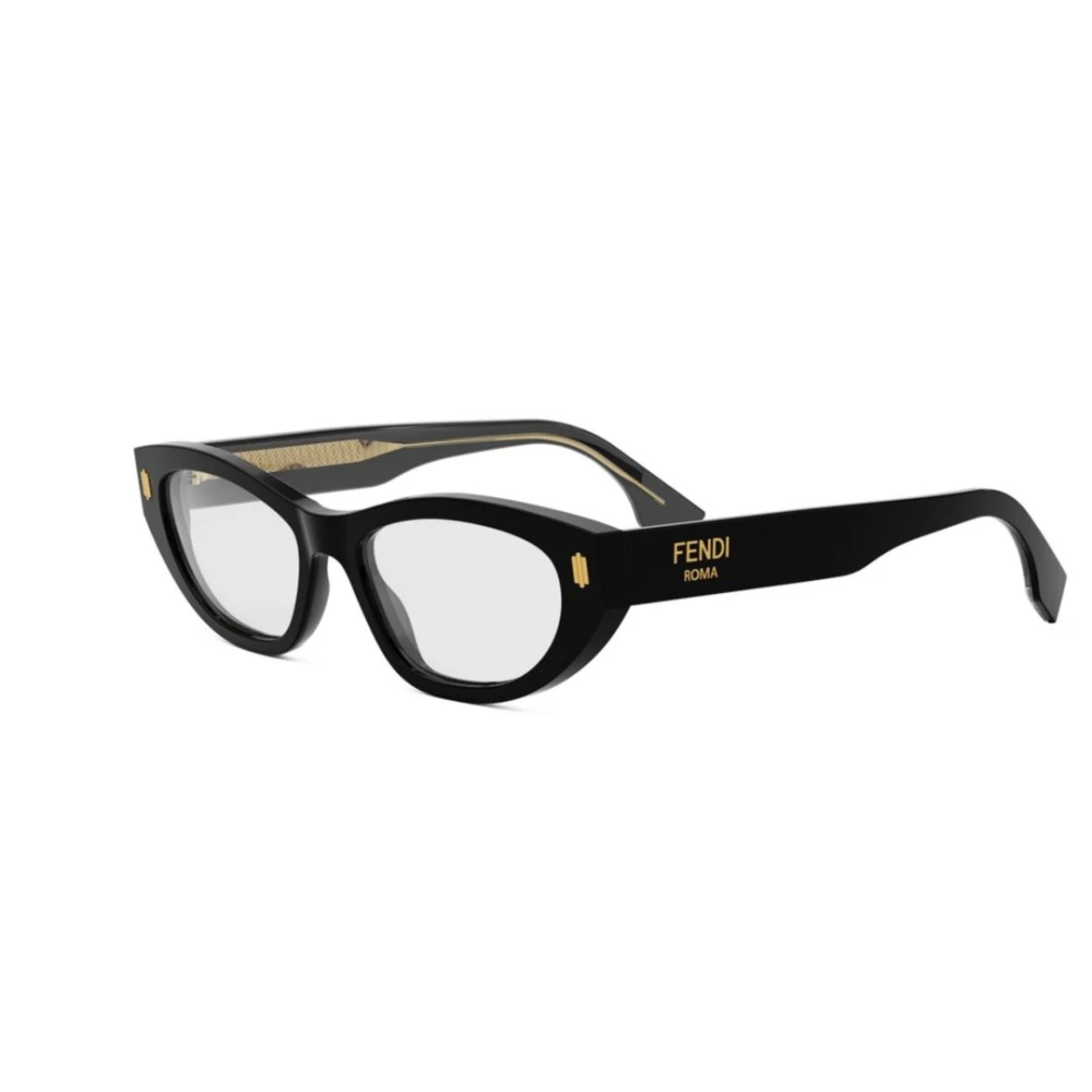 Fendi Unisex Black Glasses, 53 Mm, Stylish Model Women`S Handbag