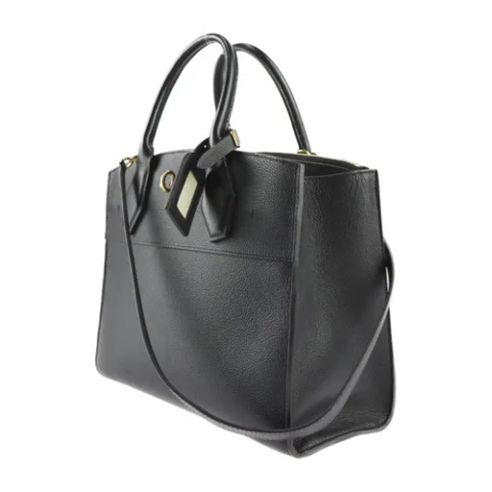 Louis Vuitton Vintage Pre-owned Leather handbags Black Dames