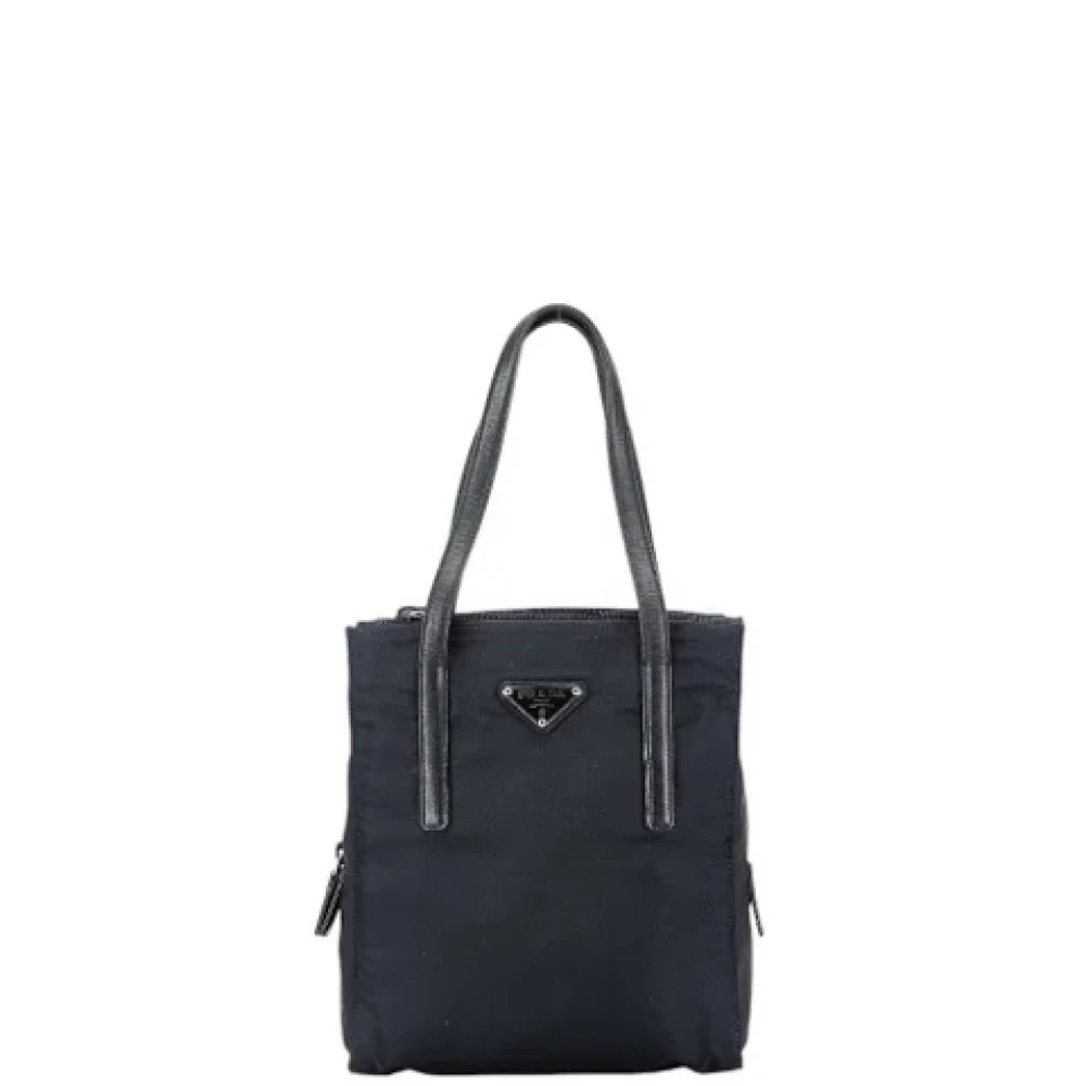 Prada Vintage Pre-owned Leather prada-bags Black Dames
