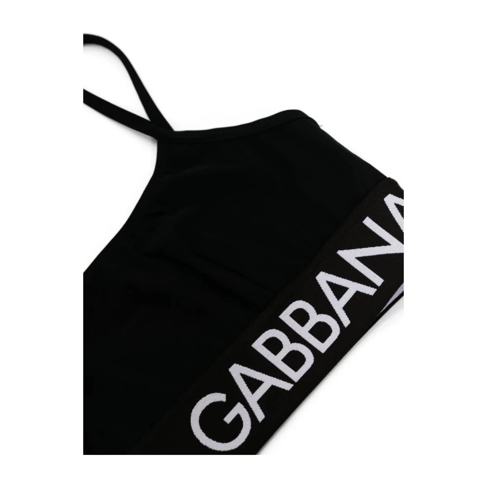 Dolce & Gabbana Zwart BH en Slip Set Black Dames