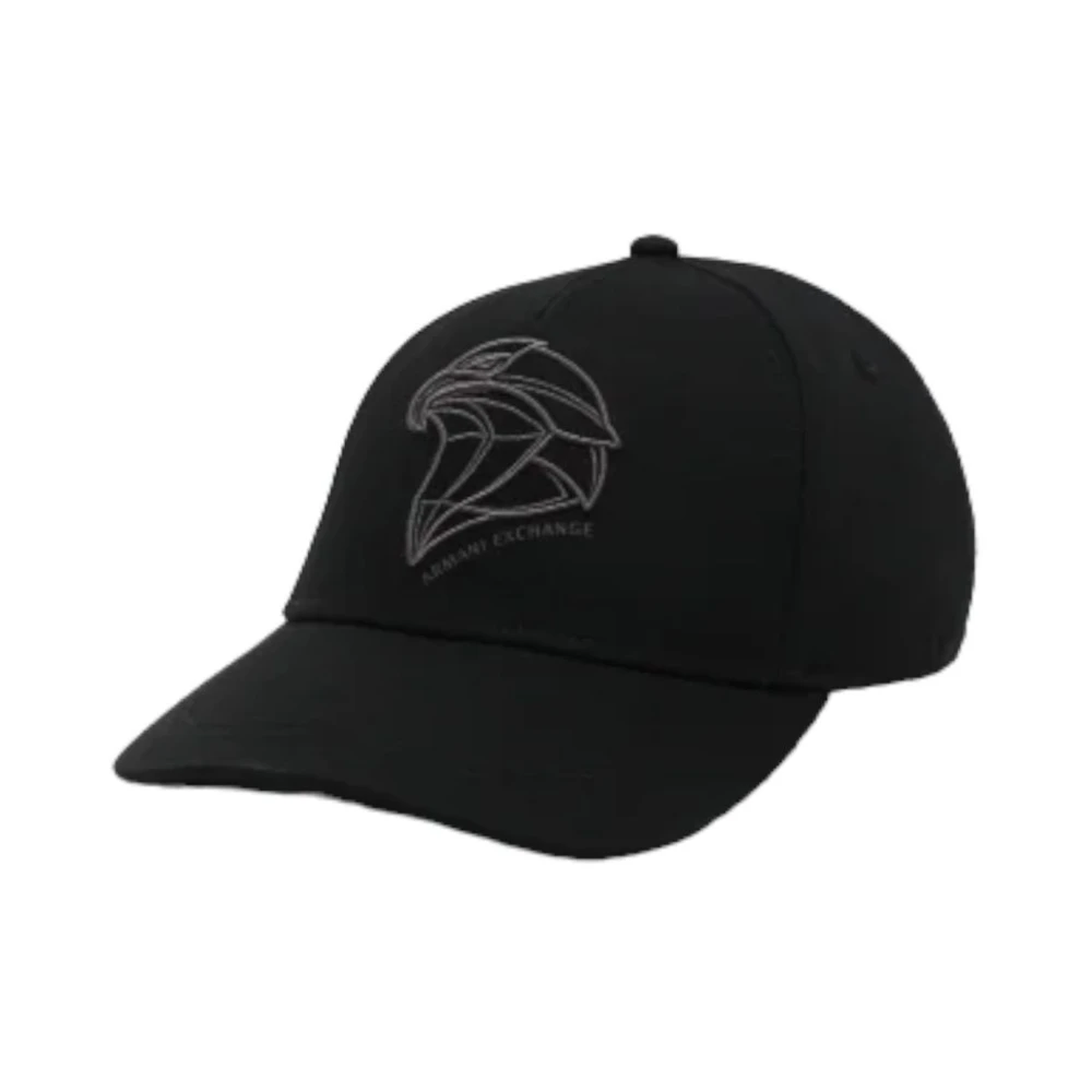 Armani Exchange Baseball Cap Klassieke Stijl Zwart Black Heren