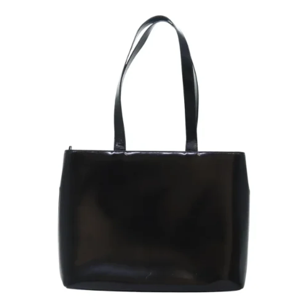 Gucci Vintage Pre-owned Leather totes Black Dames