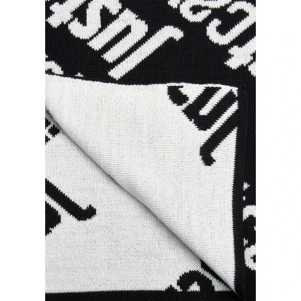 Just Cavalli Multicolor Sjaals Stijlvolle Collectie Black Dames