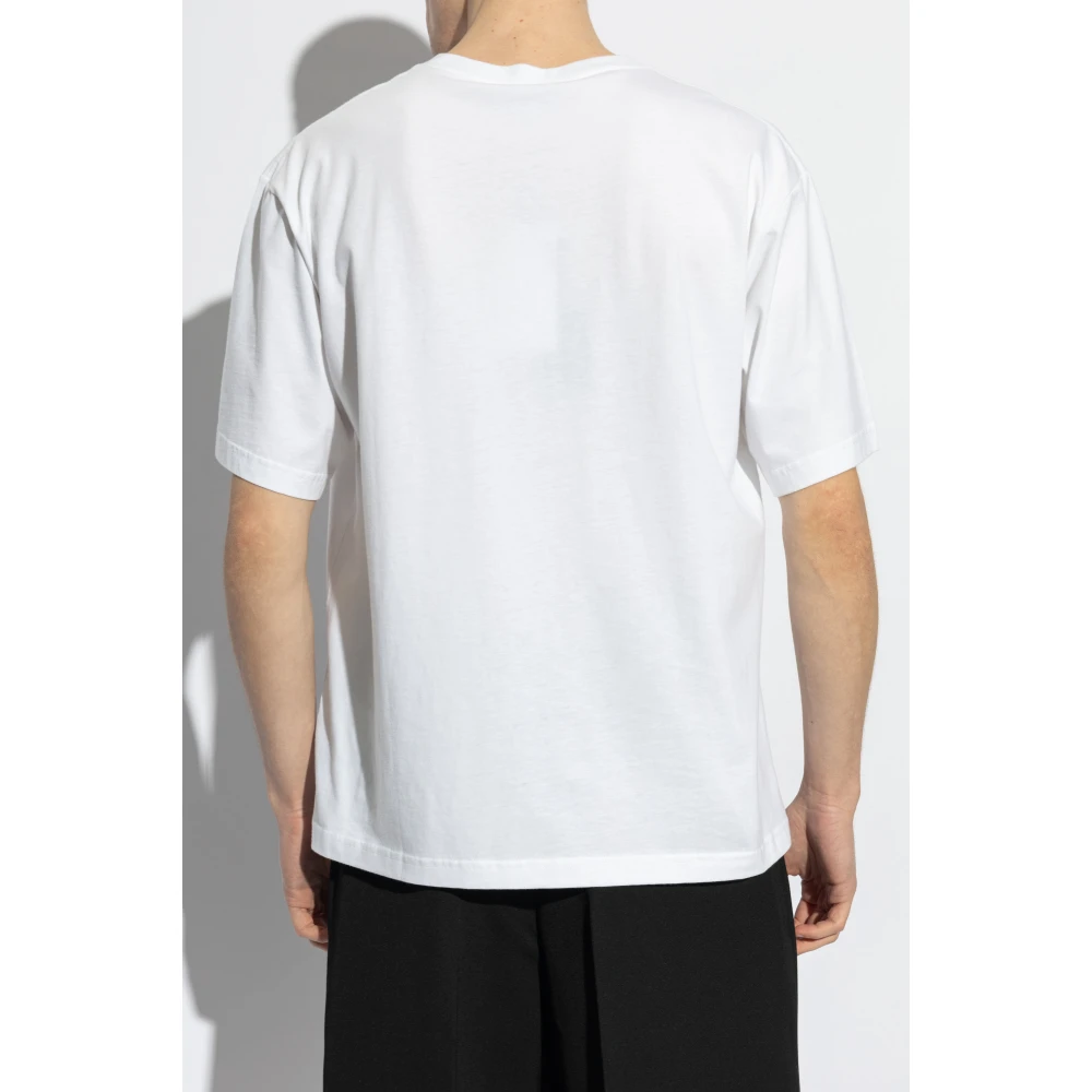 Kenzo T-shirt met bedrukt logo White Heren