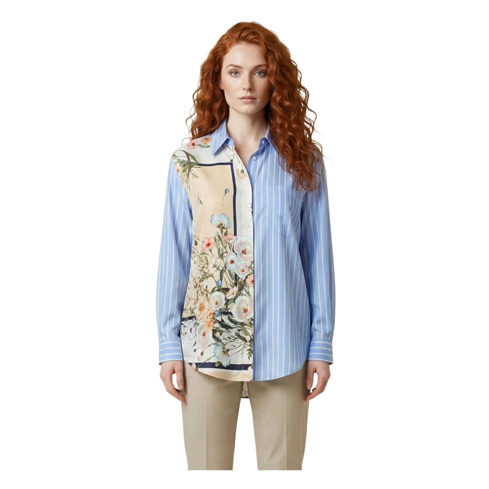 Liu Jo Donna Blu Camicette M, New,
