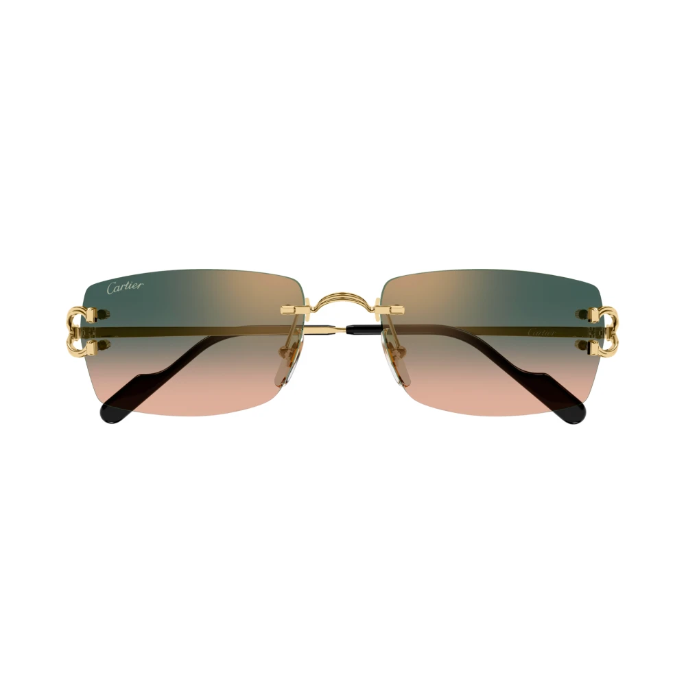 Cartier Yellow Sunglasses, Male, 56 Mm, Ct0550s Sunglasses