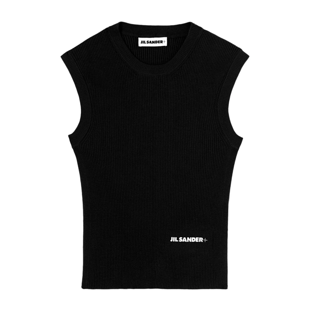 Jil Sander Women's Black Sleeveless Top