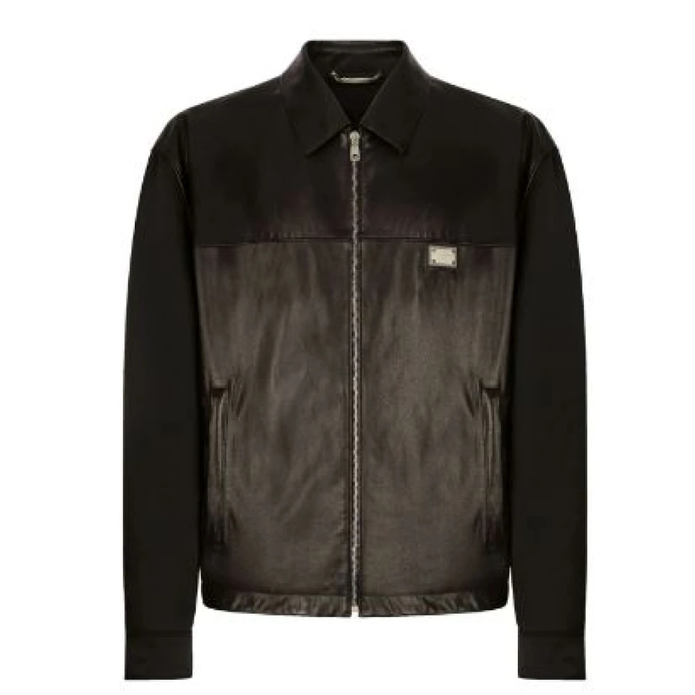 Dolce & Gabbana Uomo Nero Giacche, Xl, New,