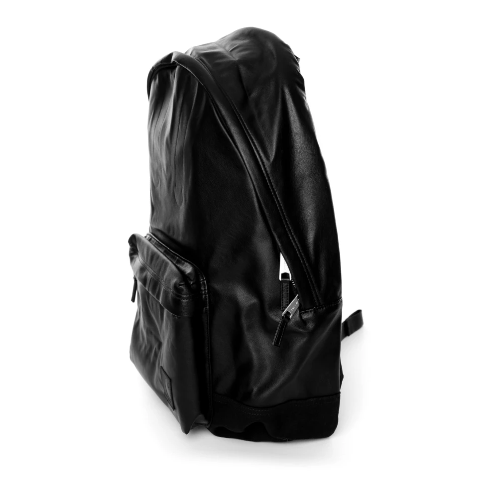 Carhartt WIP Stijlvolle Kunstleren Rugzak Black Heren