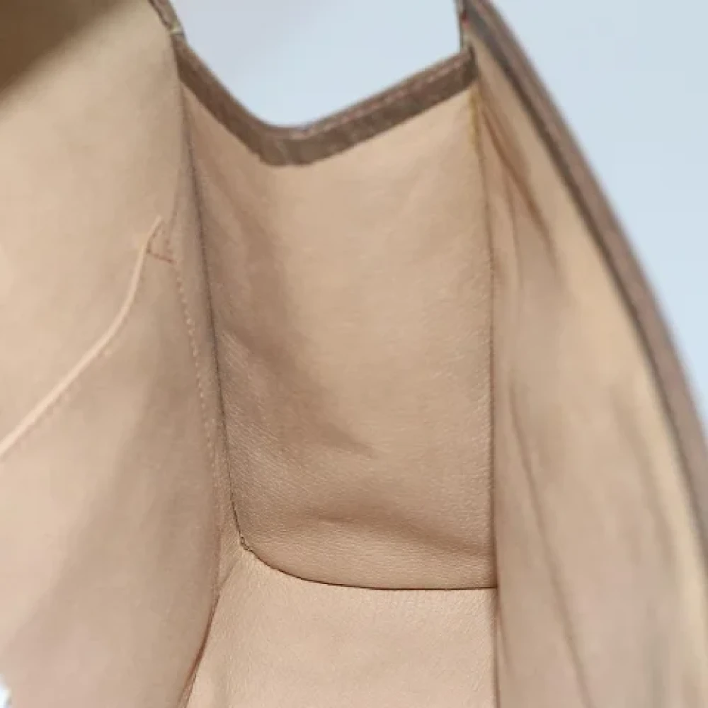 Gucci Vintage Pre-owned Canvas clutches Beige Dames