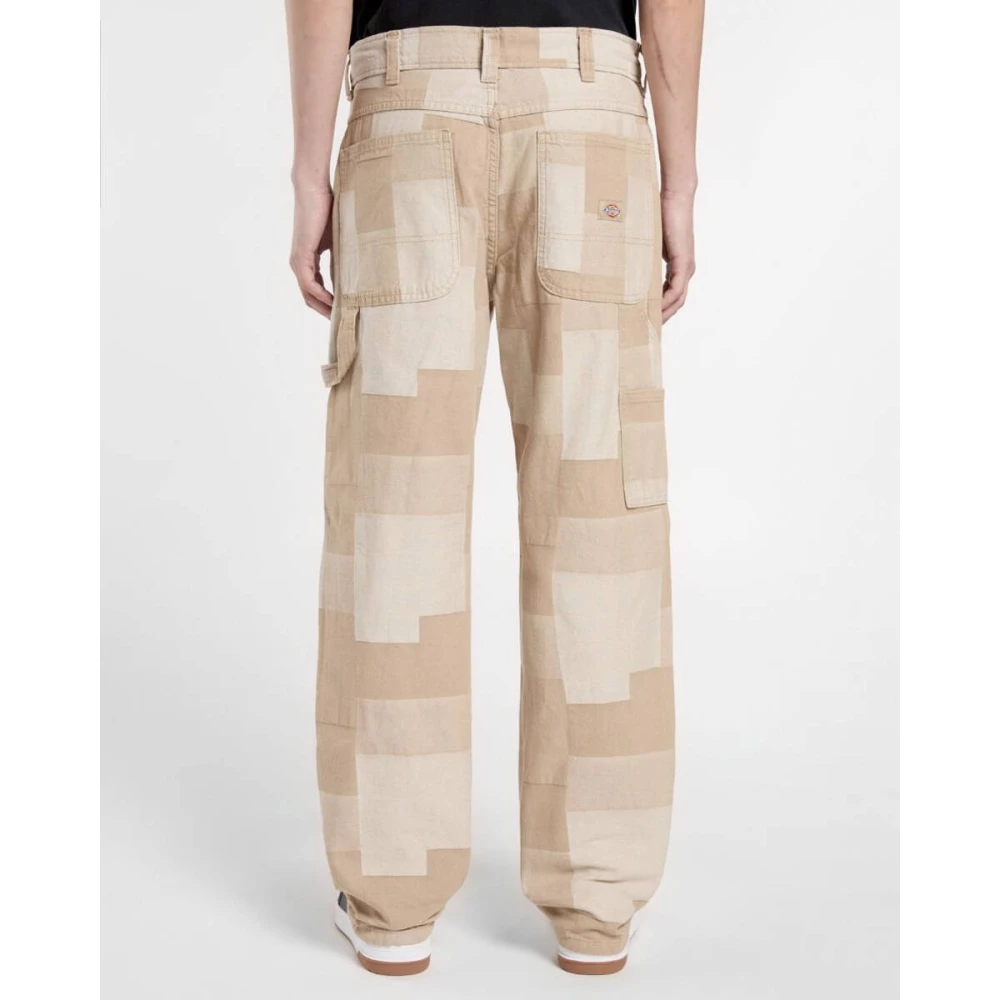 Dickies Jacquard Carpenter Pant Desert Sand Beige Heren