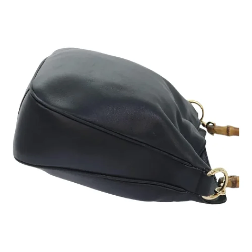 Gucci Vintage Pre-owned Leather handbags Black Dames