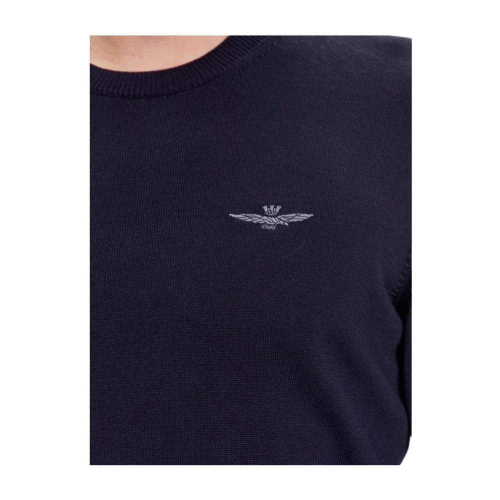aeronautica militare Trui met ronde hals Blue Heren
