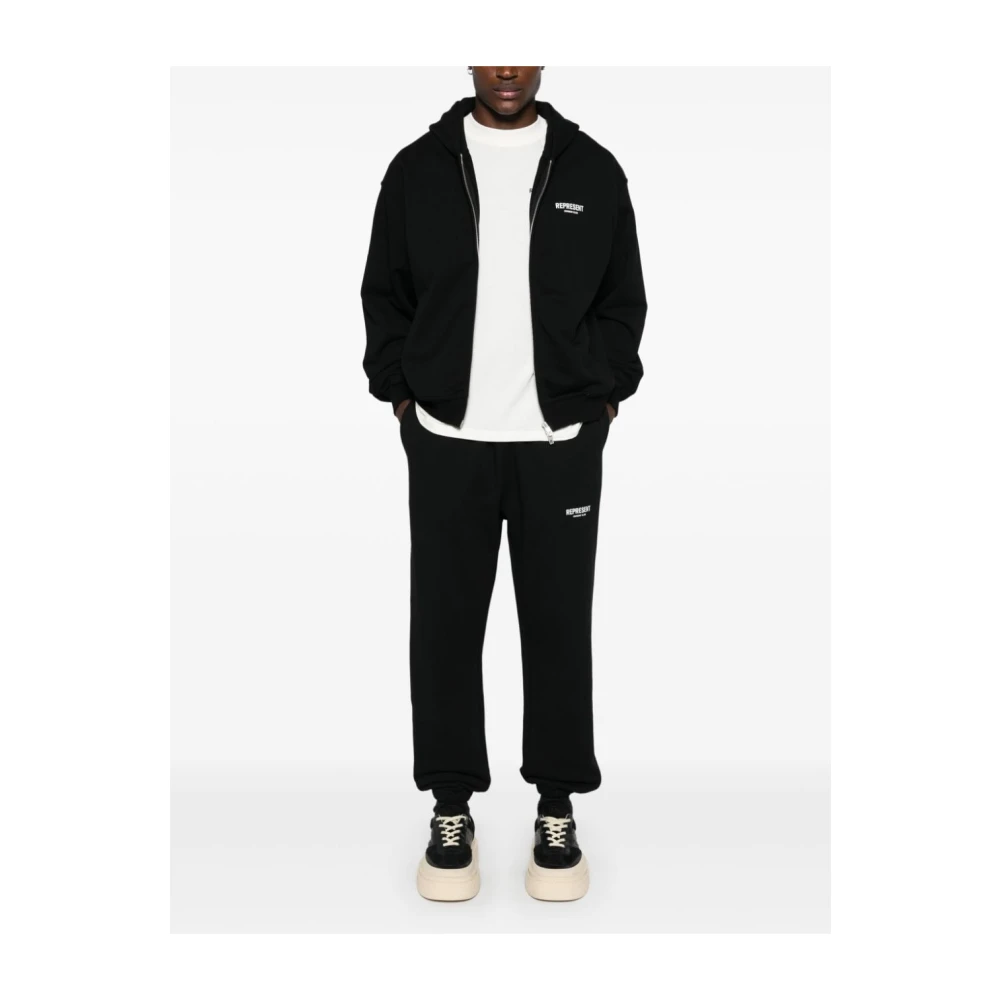 Represent Zwarte Zip Hoodie Black Heren
