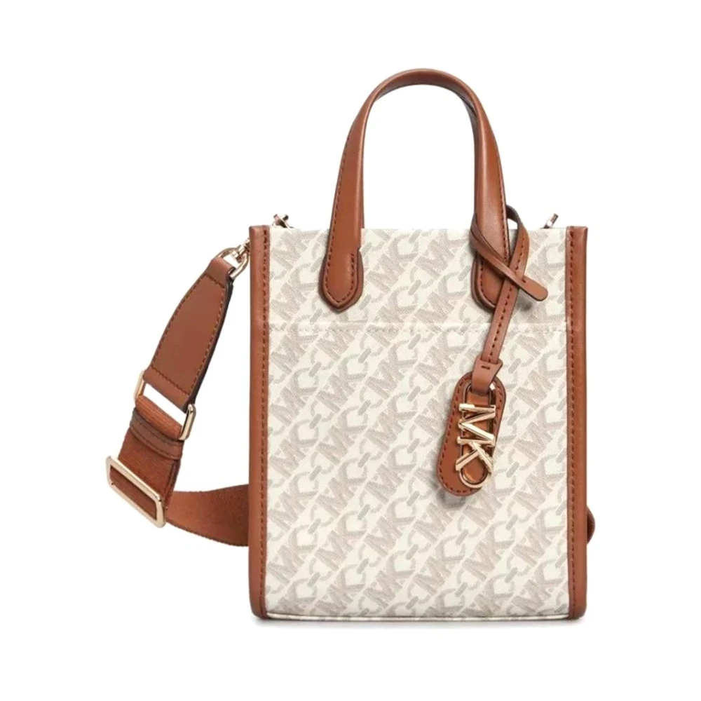 Michael Kors Stijlvolle Leren Tas White Dames