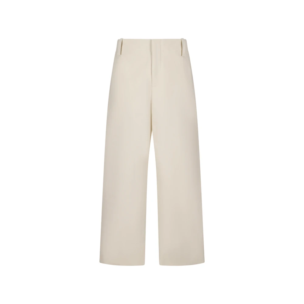 Jacquemus White Le Pantalon Marino - Male - Wide Trousers - S - Trousers
