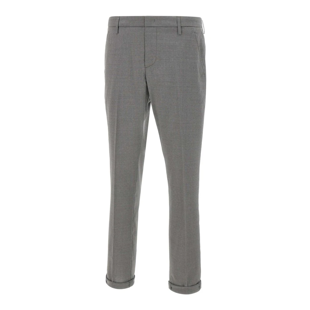 Dondup Men's Gray Chinos, W38, Gaubert Trousers