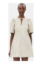 metallic-cloque-a-shaped-mini-dress