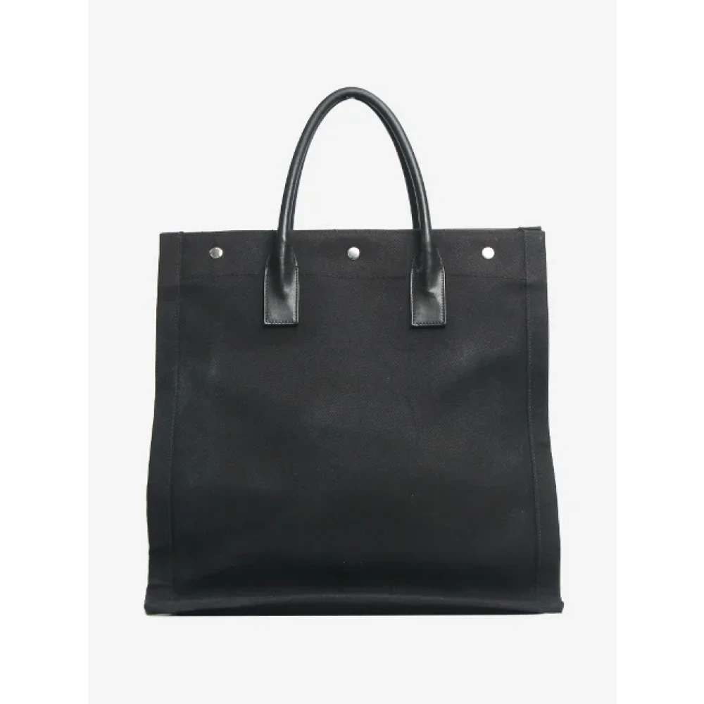 Saint Laurent Vintage Pre-owned Leather totes Black Dames