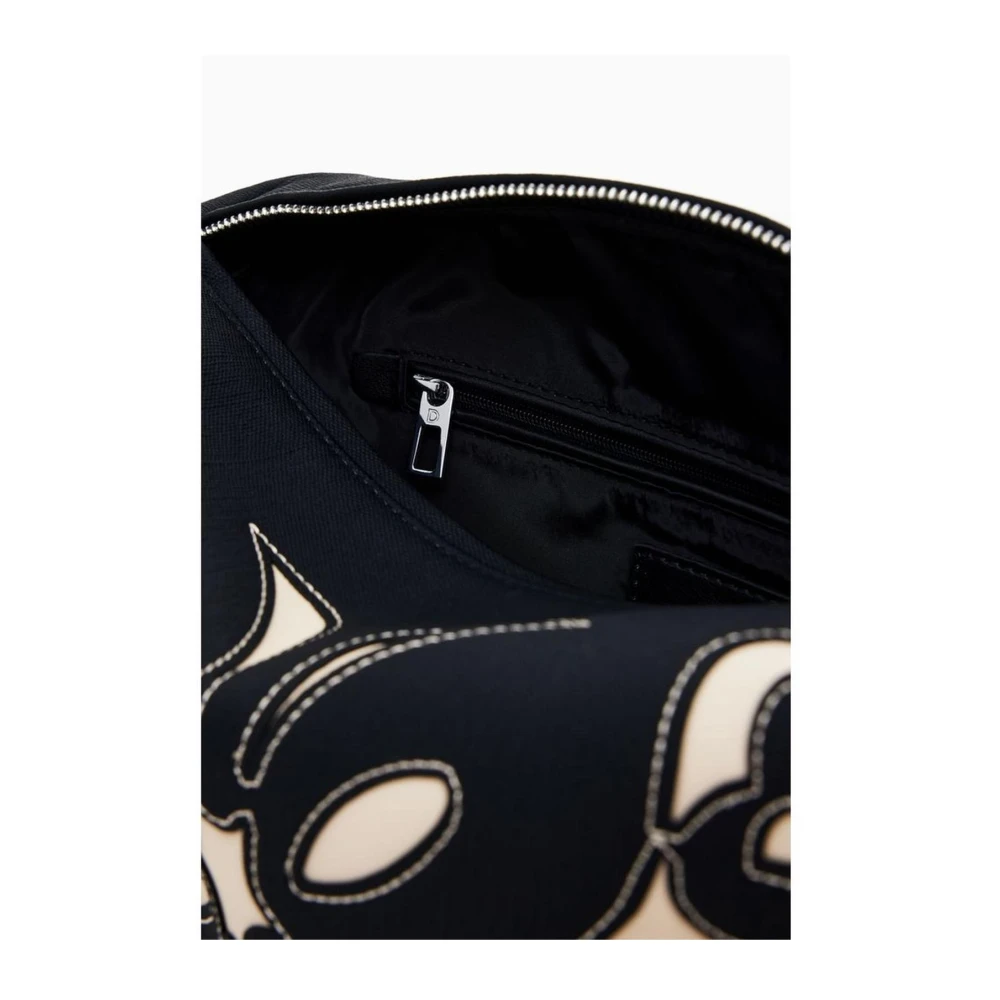 Desigual Stijlvolle Polyethyleen Handtas Dames Collectie Black Dames