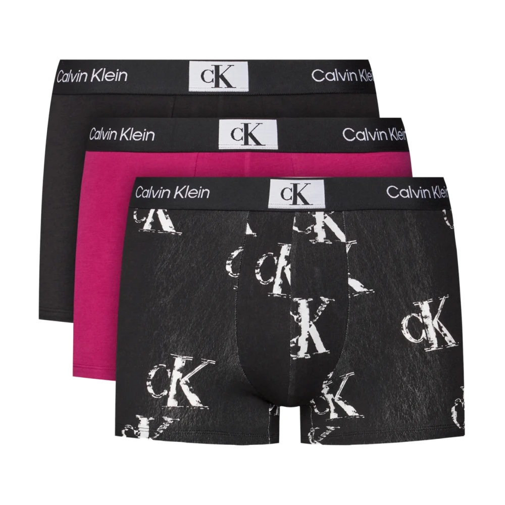 Calvin Klein 3-Pack Stretch Boxers Multicolor Bedrukt Multicolor Heren