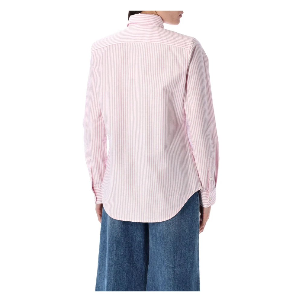 Ralph Lauren Gestreept overhemd Pink Dames
