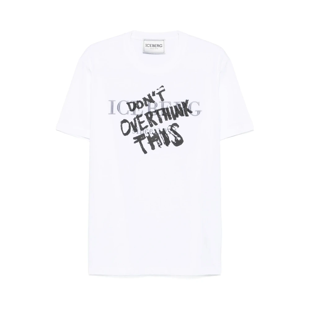 Iceberg - Tops > T-Shirts - White - Iceberg - Modalova