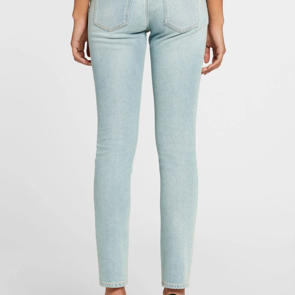 Roberto Cavalli Animalier Patchwork-Print Skinny Jeans Blue Dames