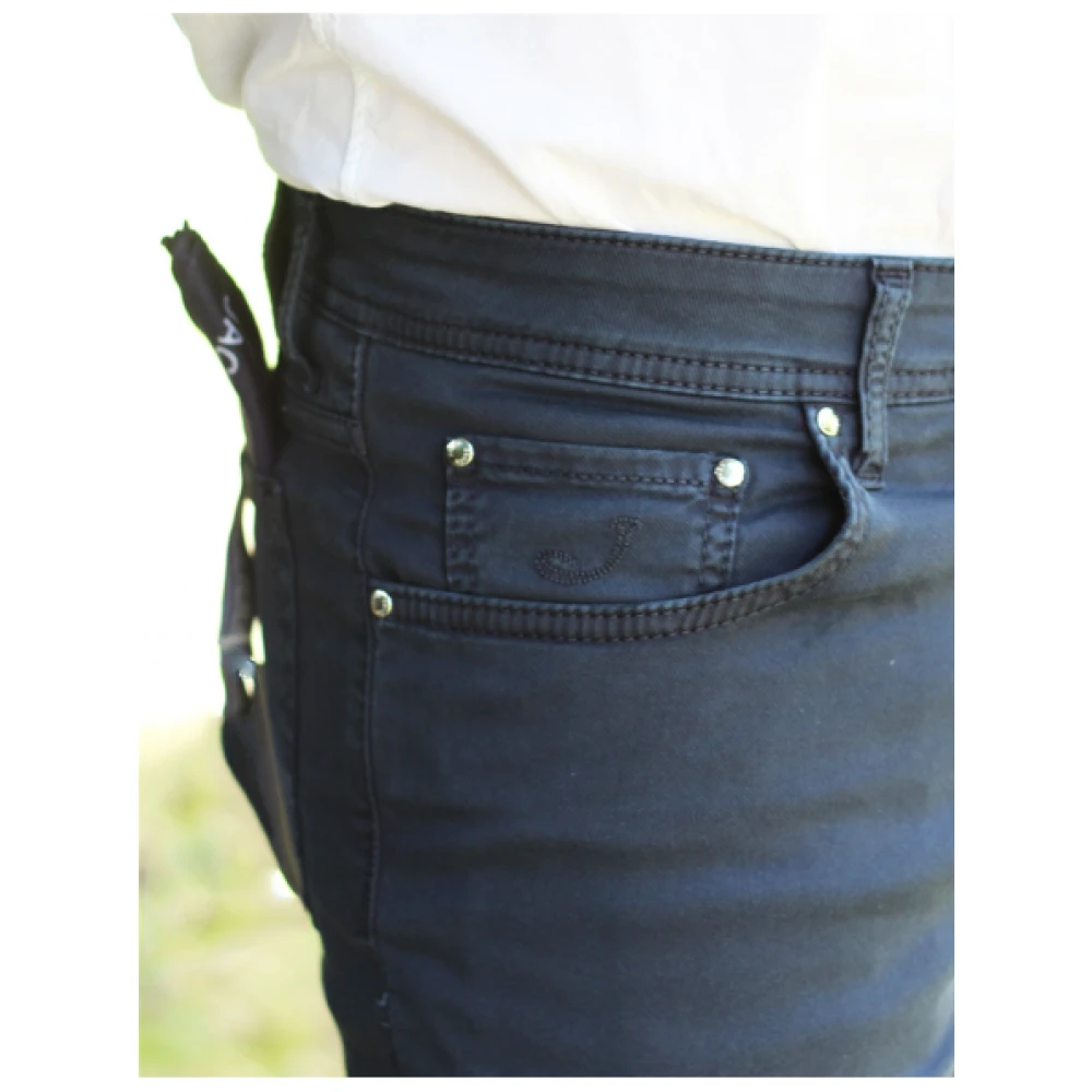 Jacob Cohën Denim Jeans met katoen en lyocell mix Blue Heren
