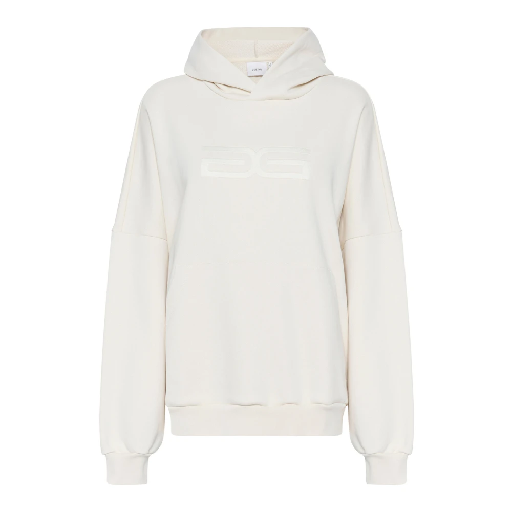 Gestuz Oversized Hoodie Sweatshirt Birch Beige Dames