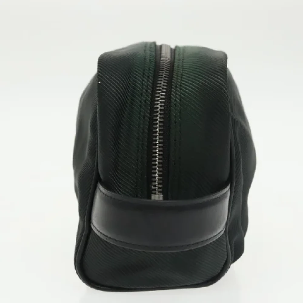 Louis Vuitton Vintage Pre-owned Leather clutches Green Dames