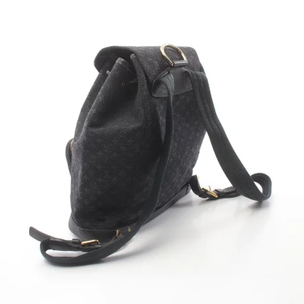 Louis Vuitton Vintage Pre-owned Canvas backpacks Blue Dames