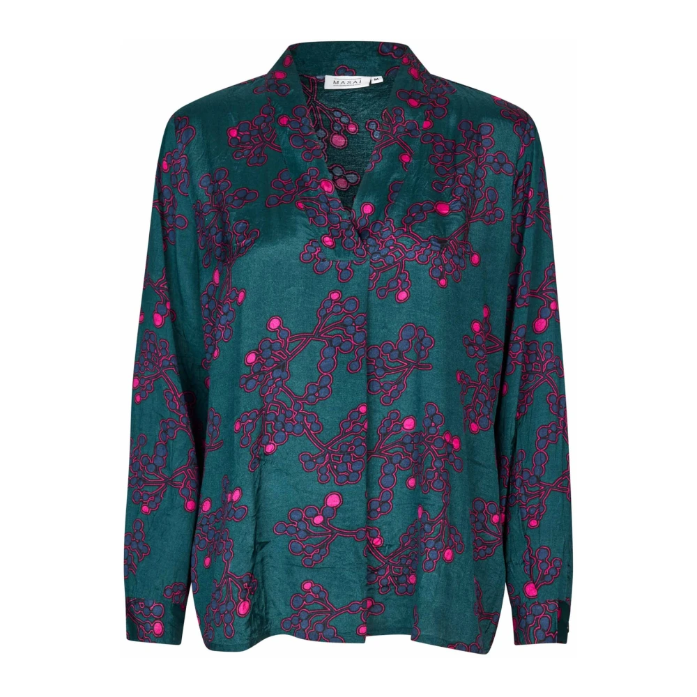 Masai Reflect Pond Blouse met lange mouwen Green Dames