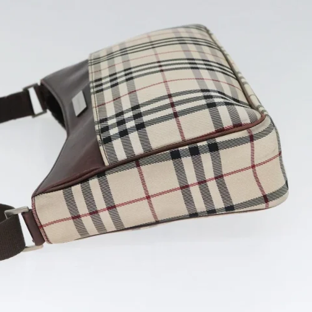 Burberry Vintage Pre-owned Fabric shoulder-bags Beige Dames