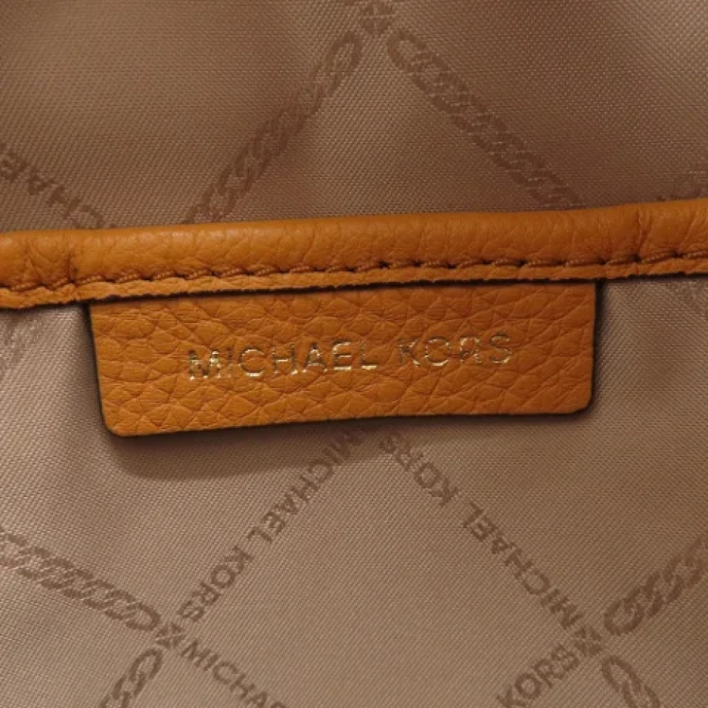 Michael Kors Pre-owned Fabric backpacks Yellow Dames