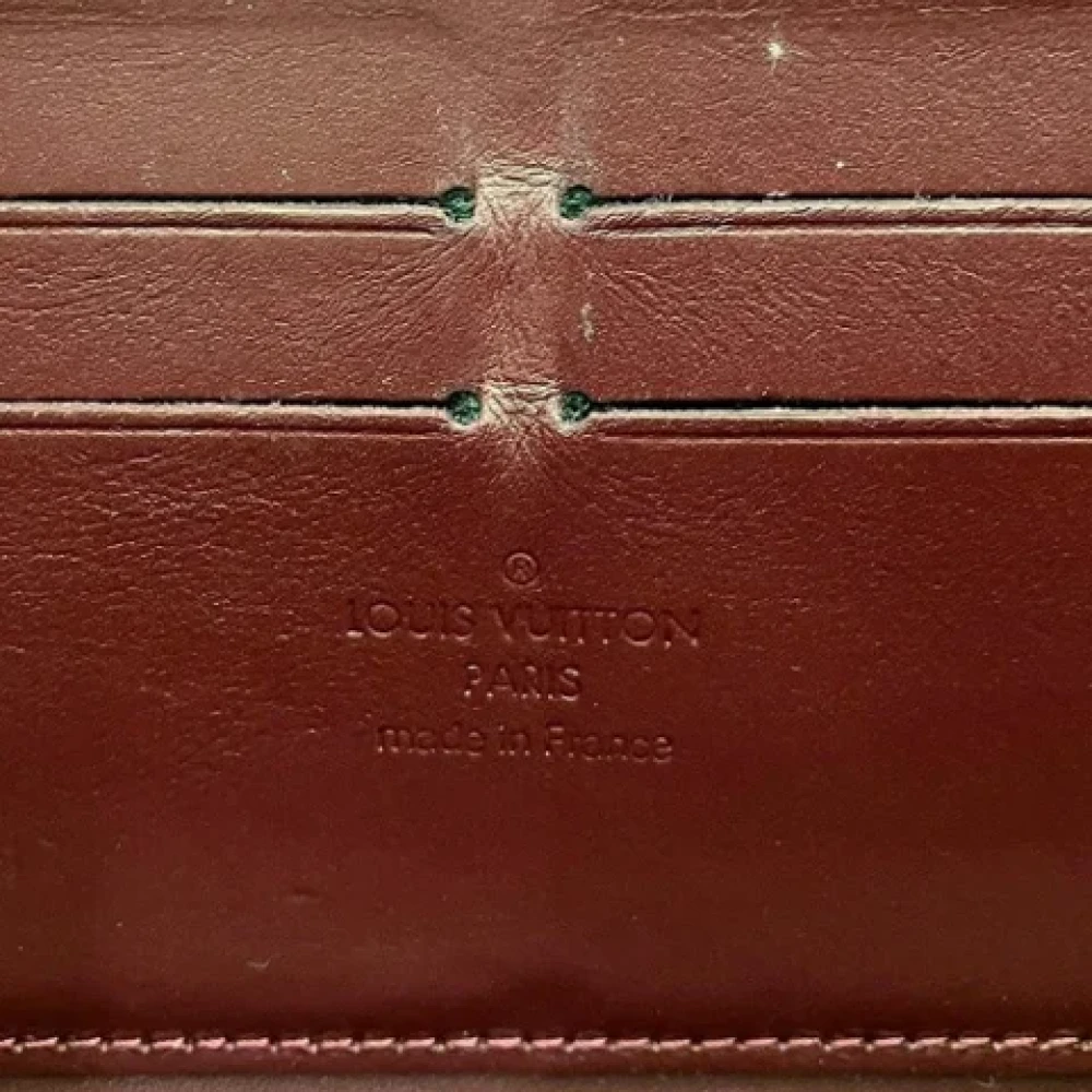 Louis Vuitton Vintage Pre-owned Fabric wallets Red Dames